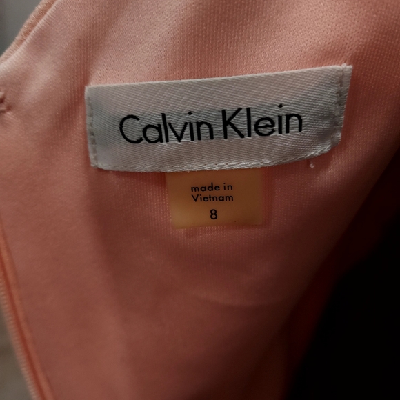 Elegant Peach Ruffle Dress - Picture 6 of 7